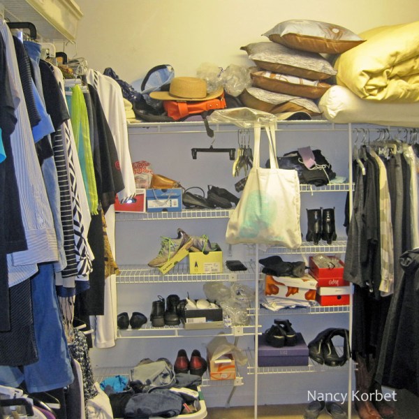 Closet reorg by Nancy Korbet