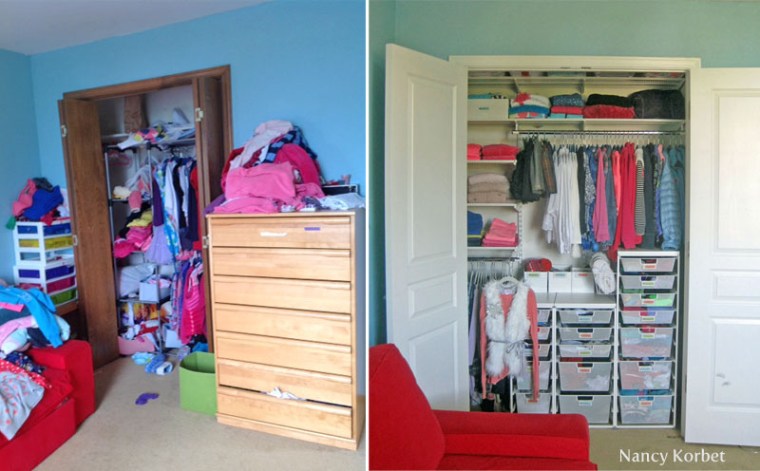 Michele's Closet Makeover by Nancy Korbet