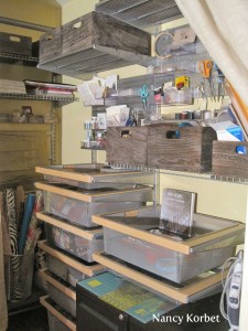 Elfa Organizer for Craft Closet