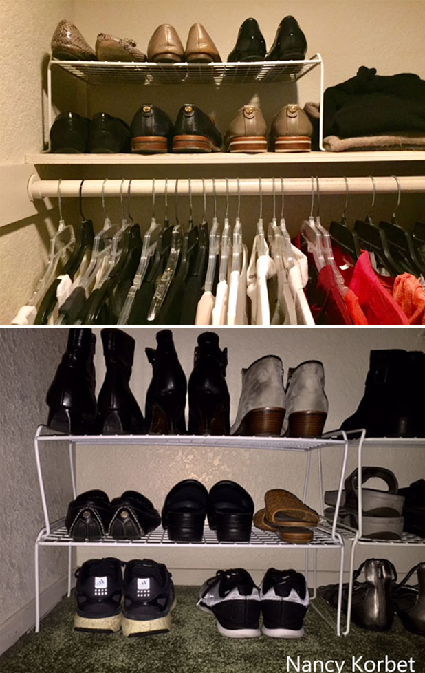 Stackable Shoe Shelves